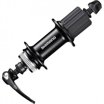 Втулка задняя SHIMANO RS505, 32 ОТВ, 10/11 СК, CENTER LOCK, R-QR 173мм, OLD 135мм, ЦВ. ЧЕРНЫЙ