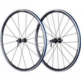 Комплект колес SHIMANO RS330, 10/11 скоростей, черный