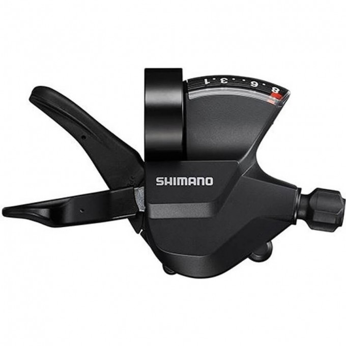 Шифтер SHIMANO ALTUS, M315, правый, 8 скоростей, трос 2050 мм ESLM3158RA Шифтер SHIMANO ALTUS, M315, правый, 8 скоростей, трос 2050 мм ESLM3158RA