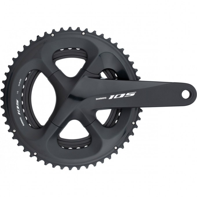 Система SHIMANO 105, R7000, 11 скоростей, 170 мм, 53/39T, черный IFCR7000CX39L Система SHIMANO 105, R7000, 11 скоростей, 170 мм, 53/39T, черный IFCR7000CX39L