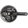 Система SHIMANO ACERA, M361, 175 мм, квадрат, 42/32/22T, защита, черный EFCM361E222CL