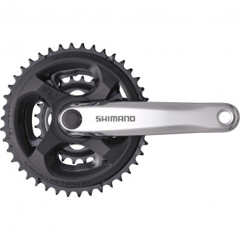 Система SHIMANO TOURNEY, M131, 170мм, квадрат, 42/34/24, серебристый, без упаковки