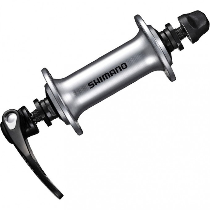 Втулка передняя SHIMANO RS400, 32 отверстий QR 133мм, серебристый EHBRS400BS Втулка передняя SHIMANO RS400, 32 отверстий QR 133мм, серебристый EHBRS400BS